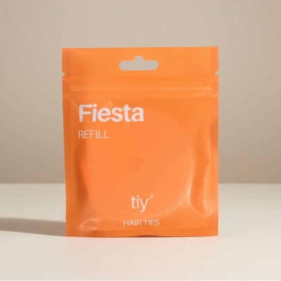 TIY Accessories - TIY Hair Ties Fiesta Refill Coral Pink Elastic Cords